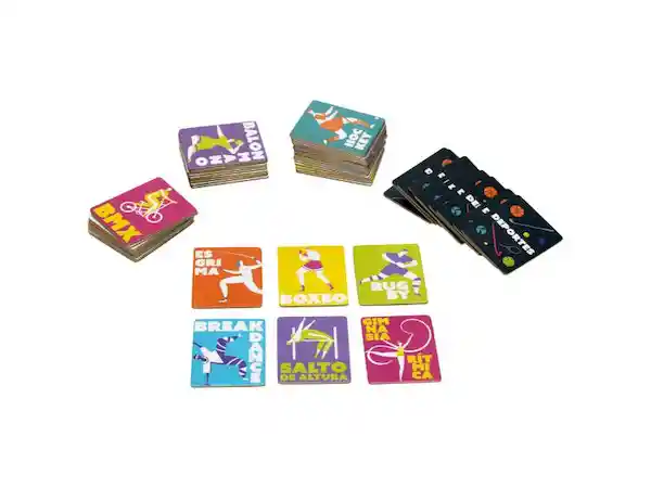Jugo de Mesa Memorice Deportes en Cartón Casaideas