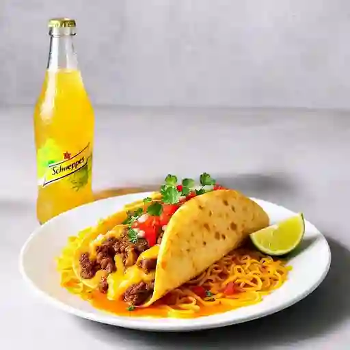 Combo Quesabirria + Schweppes Ginger Ale 400ML