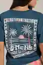 Camiseta Manga Corta Oversize Island Palms Mujer Talla M Oneill