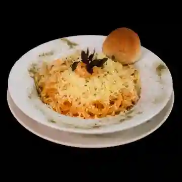 Spaghetti con Camarones