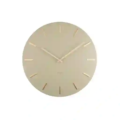 Present Time Reloj De Pared Charm Verde Oliva