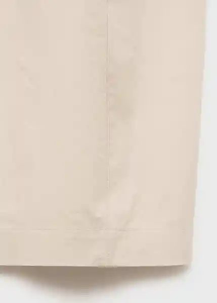 Pantalón Willy Crudo Talla M Mujer Mango