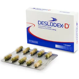 Deslodex D Desloratadina (2,5 Mg) Fenilefrina Clorhidrato (20 Mg)
