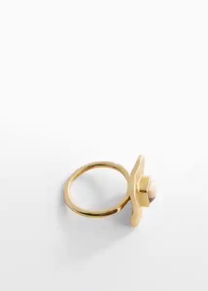 Anillo Jackie Oro Talla L Mujer Mango