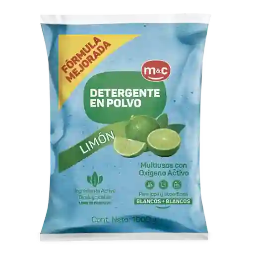 Detergente Polvo Multiusos Limón M&C