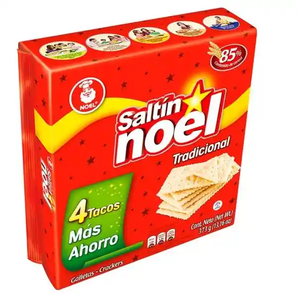 Noel Galleta Saltín 4 Tacos