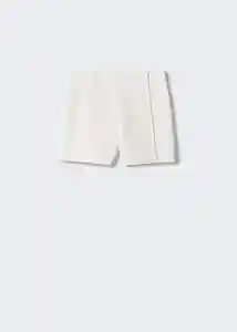 Short Fica Off White Talla XS Mujer Mango