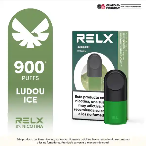 Relx Pod Vape Recargable Ludou Ice 3%