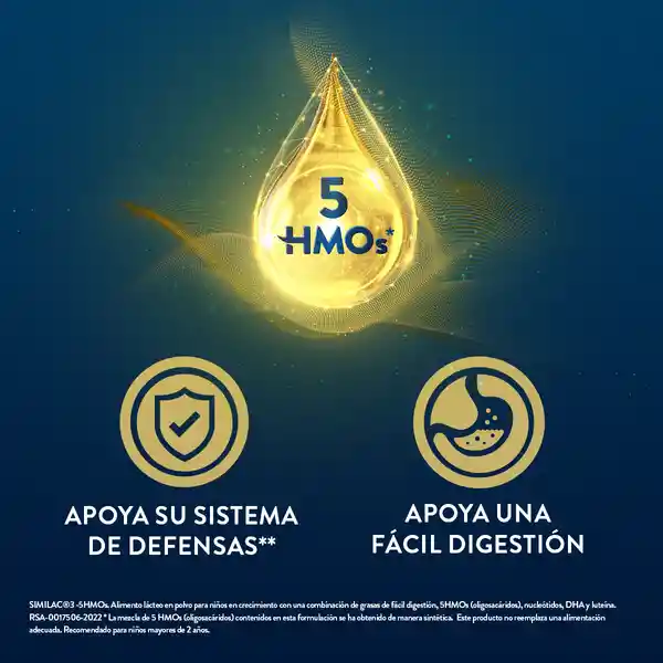Fórmula Infantil Etapa 3 Similac 5Hmos 12 Meses en Adelante Polvo