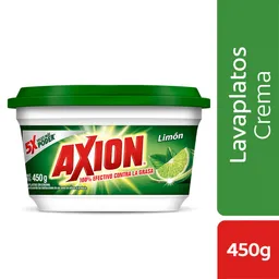 Lavaplatos en Crema Axion Limón 450 g