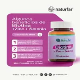 NATURFAR  Suplemento Dietario (900 Mg / 38.3 Mg / 390 Mg)