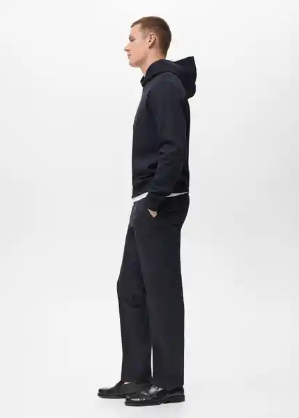 Buzo Sudadera Bono Navy Talla M Hombre Mango