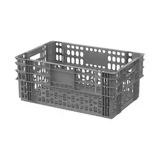 Estra Caja Fondo Lineal Pared Ovalo Gris 60 x 40 x 25 cm