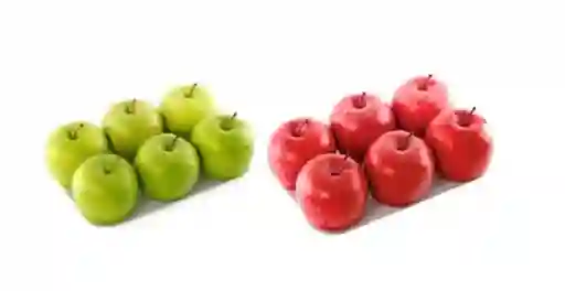 Combo Manzana Verde Por 6 Unidades + Manzana Roja Por 6 Unidades