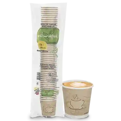 Naturapak Vaso Cartón Color 7 oz