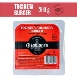 Casablanca Tocineta Ahumada Burger x 10 Tajadas