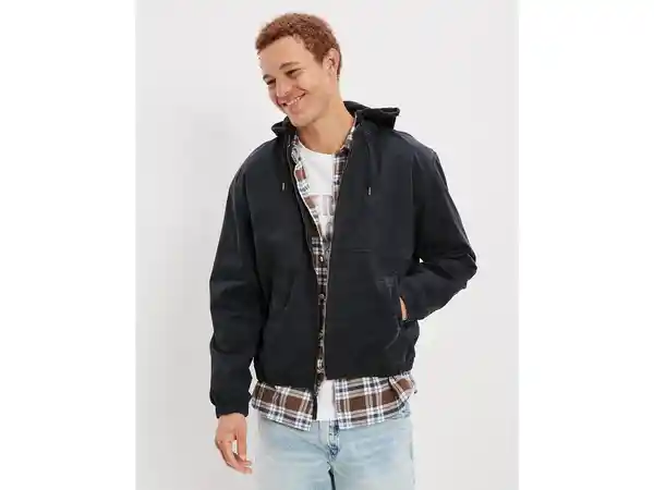 Chaqueta Hombre Negro Talla X-LARGE American Eagle