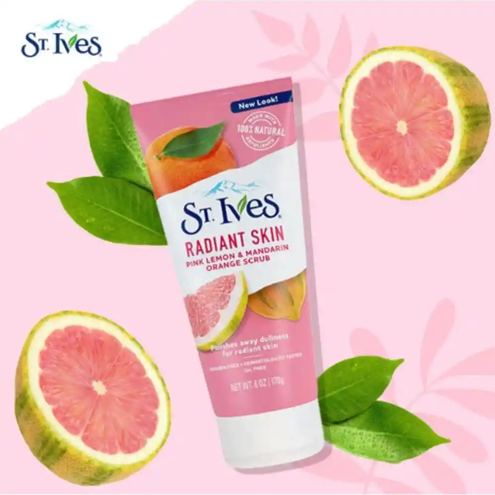 ST. Ives Exfoliante Radiant Skin Pink lemon and mandarin scrub 