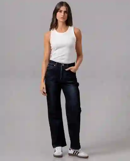 Jean Straight Mujer Azul Medianoche Ultraoscuro T 8 76865 Rifle
