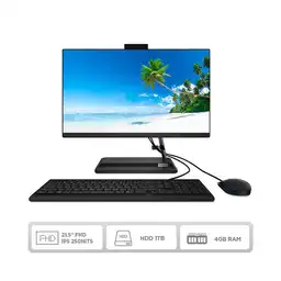 Lenovo Computador AIO 3 AMD Athlon en Silver 3050U 4Gb 1Tb HDD