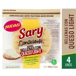 Sary Arepas Rellenas con Queso Light