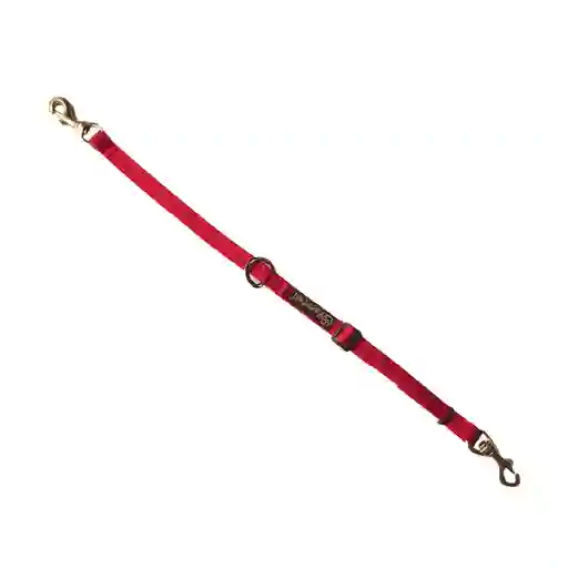 Perrfell Correa Para Perro Mosquetón Rojo Doble 3/4''