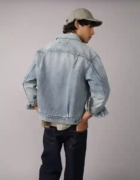 Chaqueta Hombre Azul Talla Large 1785482 American Eagle