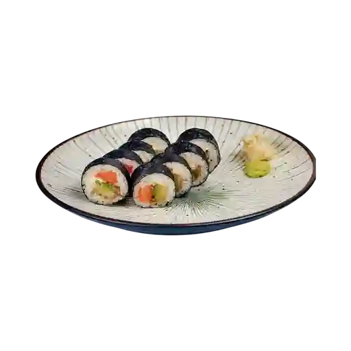 Salmón Aguacate Tempura Roll