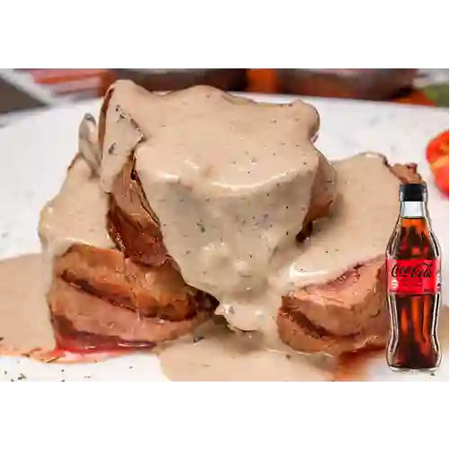 Combo Medallones de Lomo Fino +Cocacola S/az 300ML