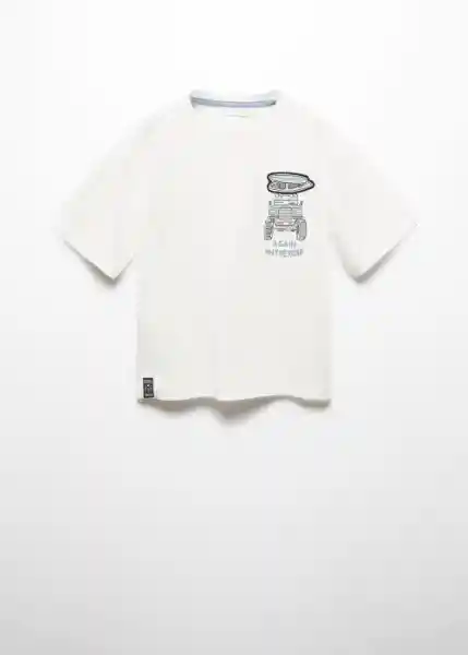 Camiseta Respect Off-White Talla 08 Niño Mango