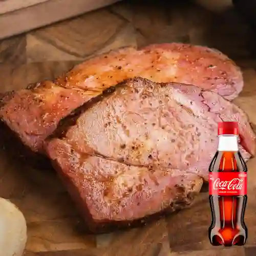 Combo Cerdo Ahumado + Coca Cola Original 250ML
