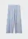 Pantalón Daisy-h Azul Talla S Mujer Mango