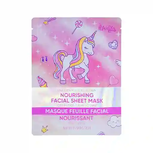 Mascarilla Facial Nutritiva Rosa Unicorn Hug Collection Miniso