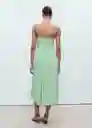 Vestido Minty Menta Talla S Mujer Mango
