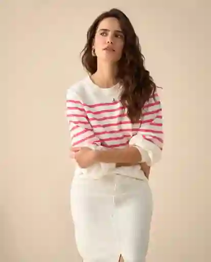 Falda Crudo Nevisca Claro Talla 4 641G005 Esprit