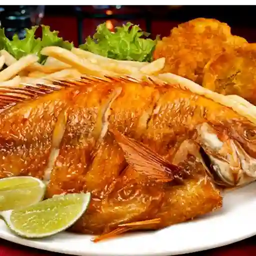 Mojarra roja frita