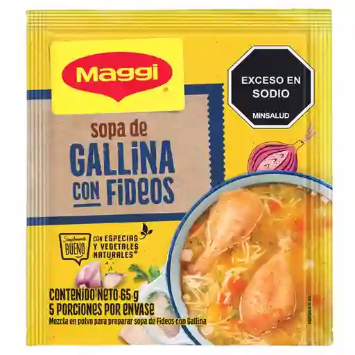 Sopa MAGGI Gallina con Fideos x 65g