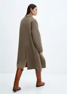 Abrigo Picarol Topo Talla 24 Mujer Mango