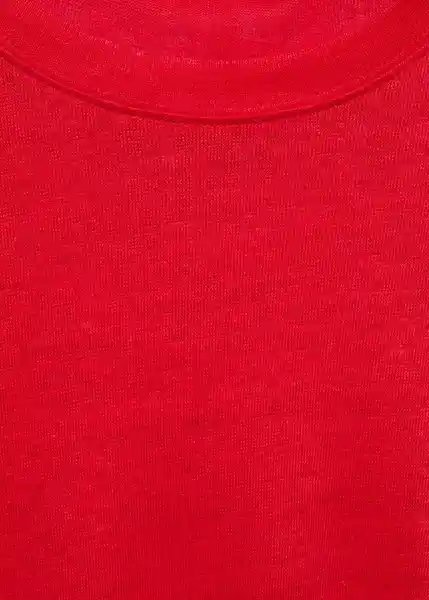 Camiseta Lenu Rojo Talla S Mujer Mango