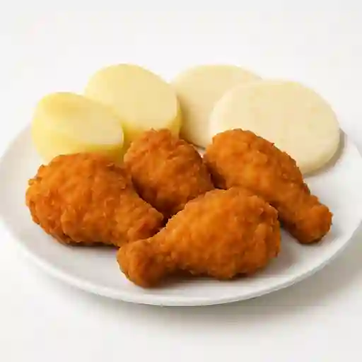 Pollo Apanado Medio X 4 Presas