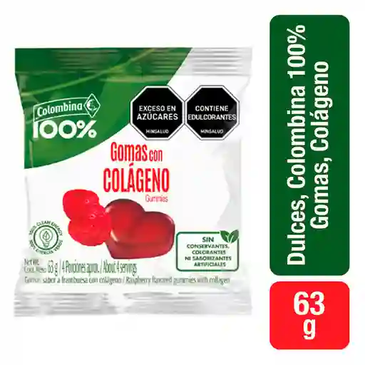 Gomas Con Colageno Colombina 63 Gr