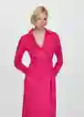 Vestido Carola Fucsia Talla 24 Mujer Mango