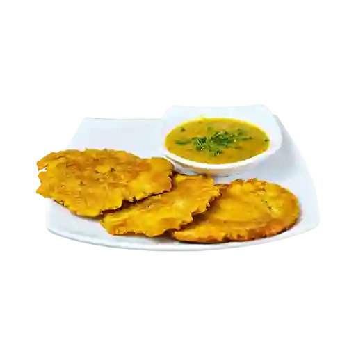Patacones Al Ajillo