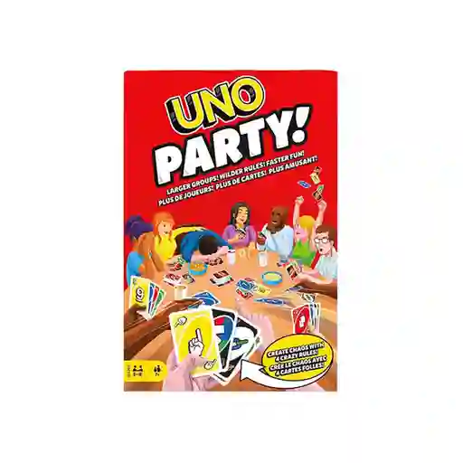 Uno Juego de Cartas Party Súper