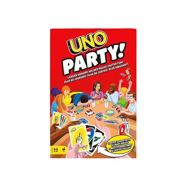 Uno Juego de Cartas Party Súper