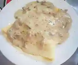 Crepe de Stroganoff.