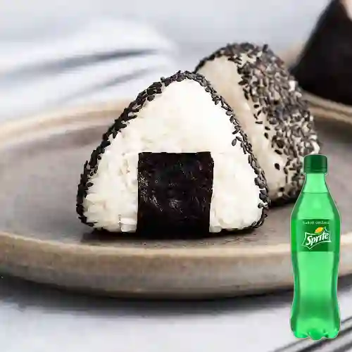 Combo Onigiri de Camarón + Sprite Original 400 ml