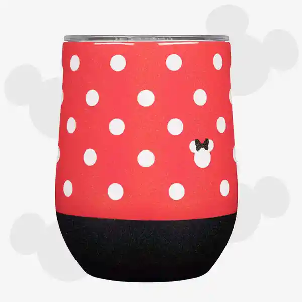 Corkcicle Vaso Stemless Minnie Puntos Rojos 12 Oz