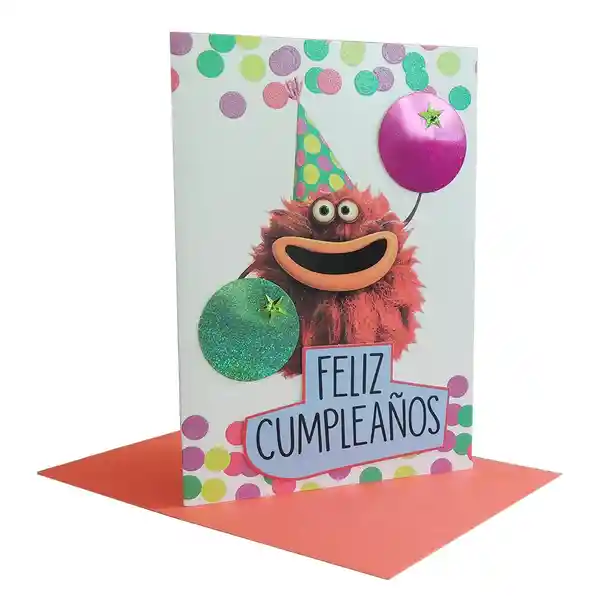 Tarjeta Regalos y Mensajes Toda Ocasión Ht Con Apliques