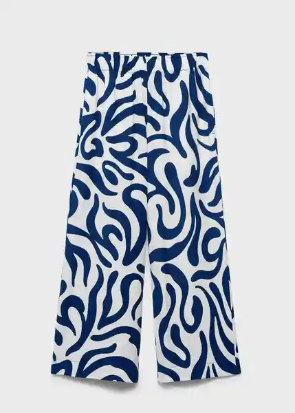 Pantalón Life Offwhite Talla S Mujer Mango